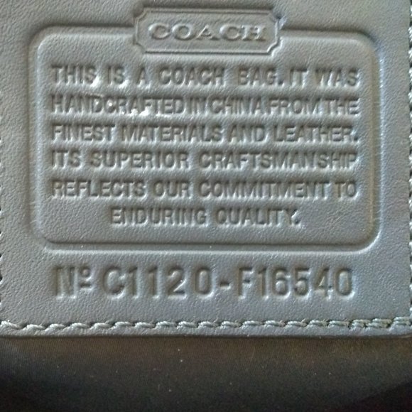 Vintage Coach Signature Penelope F16540 Handbag - Picture 5 of 16